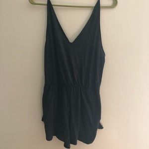 Gently used PINK romper XS